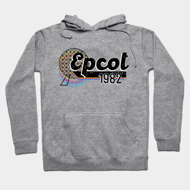 Epcot 1982 Retro Hoodie by WearInTheWorld